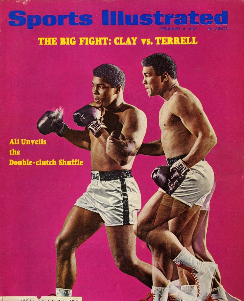 Sports Illustrated cover showcasing "The Big Fight: Clay vs. Terrell"