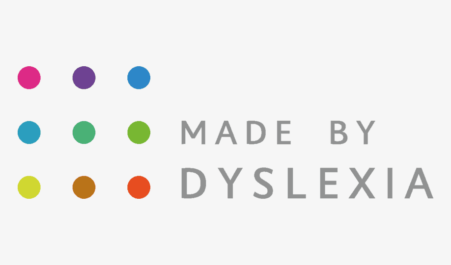 Logo for "Made by Dyslexia" global charity