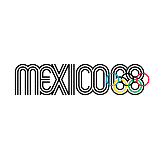 Logo of the 1968 Summer Olympics in Mexico City