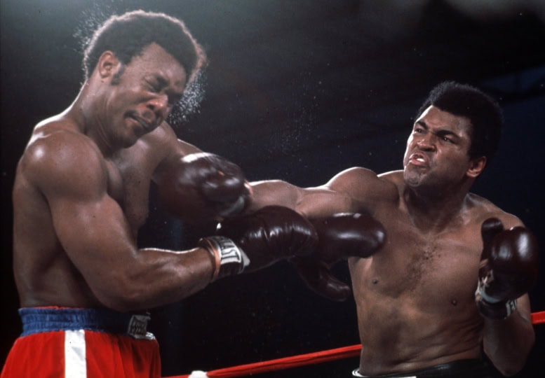 Muhammad Ali and George Forman boxing