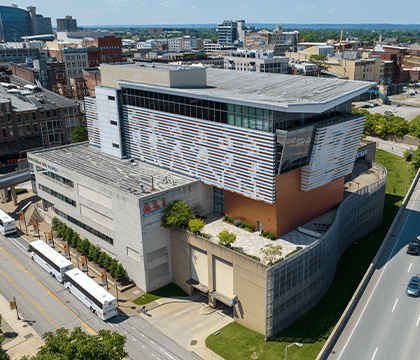 Muhammad Ali Center skyline photograph