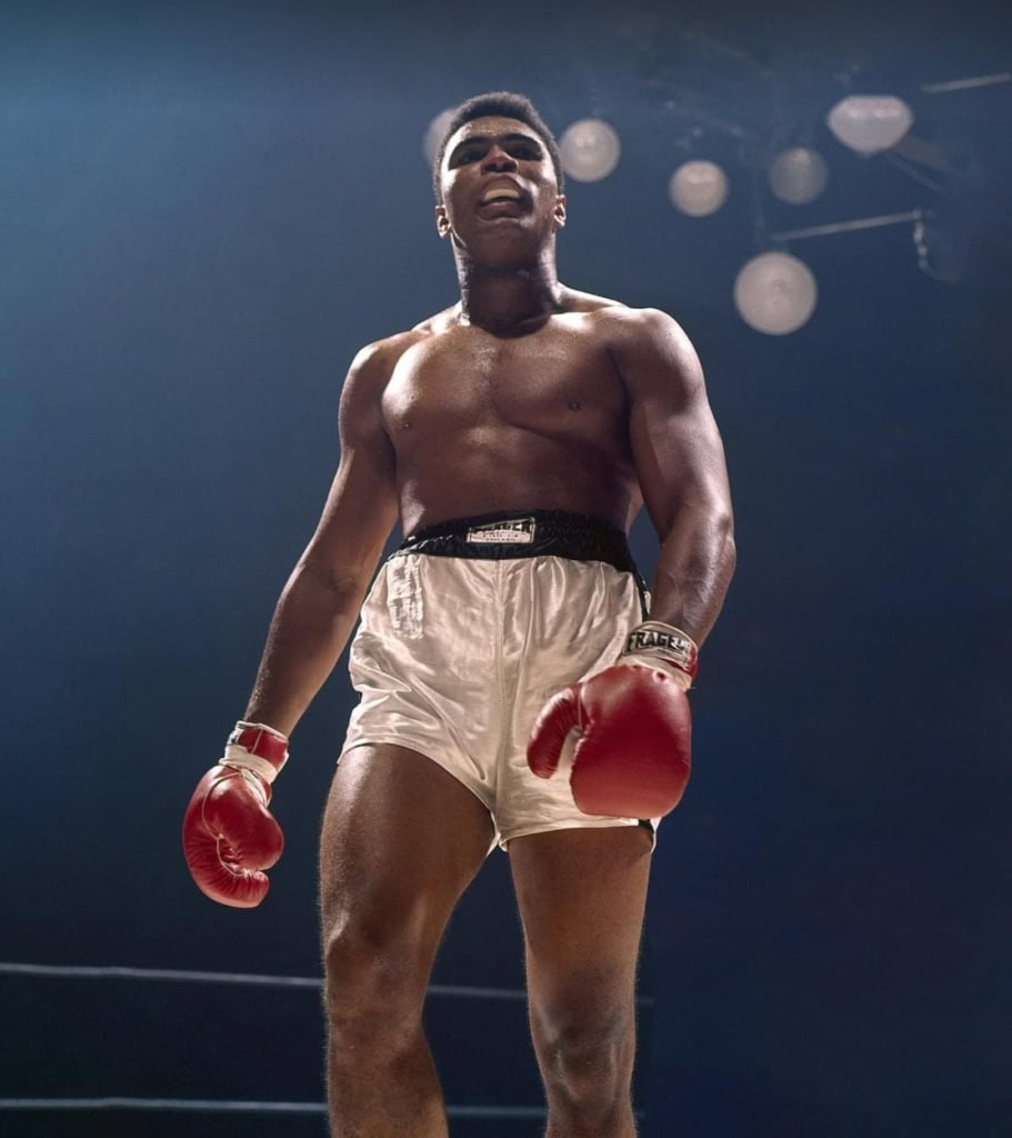Muhammad ali, the greatest boxer of all time.