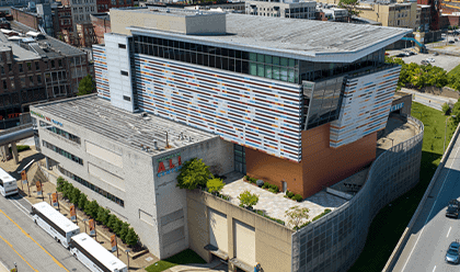 Muhammad Ali Center skyline photograph