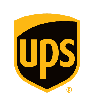 UPS Brown and Gold Shield logo