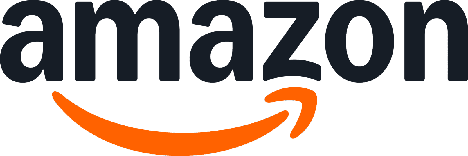 Amazon logo with orange smile